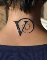 Letter-V-Tattoo-35-on-neck
